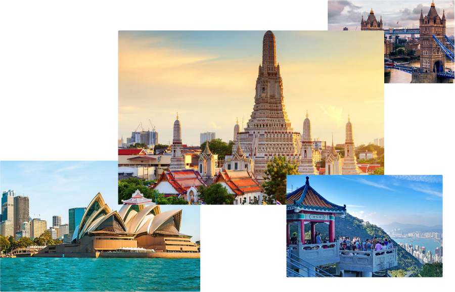 Team building locations in Thailand, Singapore, Hong Kong, Malaysia, Asia and worldwide